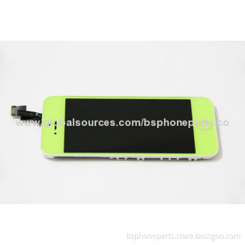 LCD for iPhone 5C, high quality with good service, 100% tested, green color